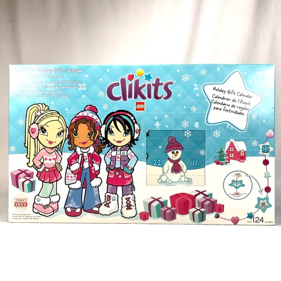 Lego Other - Lego 7575 CLIKITS ADVENT CALENDAR Jewelry Girl Necklace Ring - NEW